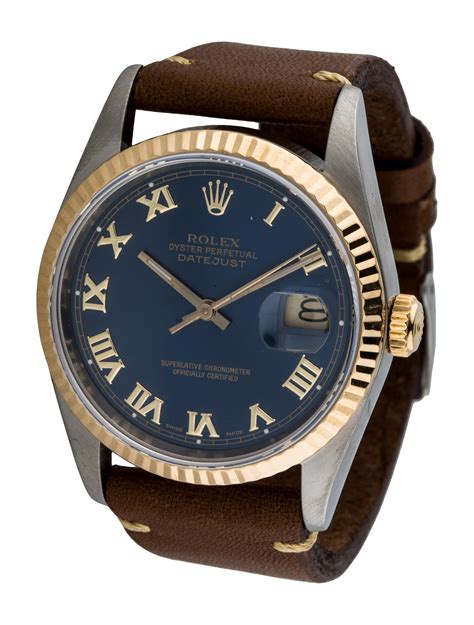 rolex oyster perpetual datejust leather band|Rolex Oyster Perpetual Datejust prices.